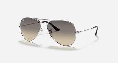 Ray-Ban RB 3025 Aviator Silber / Grau Verlaufend 1647