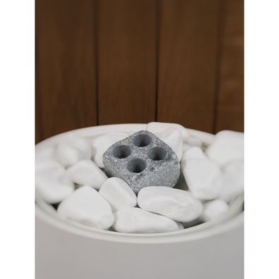 Hukka Design Höyrykivi Dampfstein aus Speckstein für Saunaofen mit Aufguss