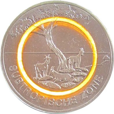 Deutschland 5 Euro 2018 - J - Subtropische Zone*