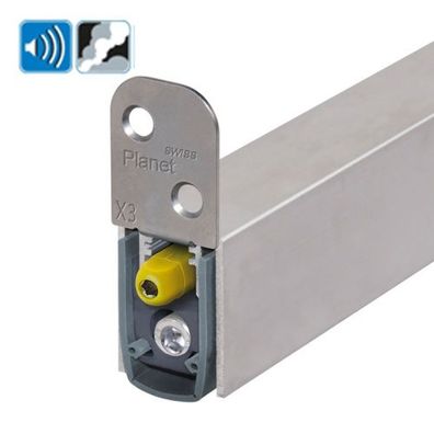 Planet X3 automatische Türabsenkdichtung einseitig Rauchdicht Schallschutz