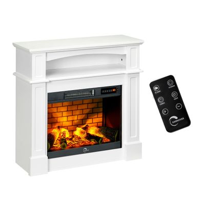 Elektroofen/-kamin Sifora 2000 W 80,5 x 30 x 81 cm Weiß Sannover