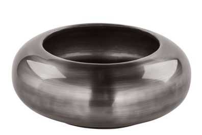 Fink DELPHI, Vase, Eisen, antik grau, H. 9 cm, D. 25 cm Höhe: 9.20 cm Durchmesser: