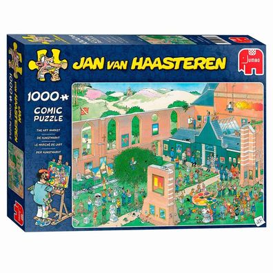 Jumbo Spiele Jumbo Jan van Haasteren Der Kunstmarkt 1000 Teile Puzzle (20022 )
