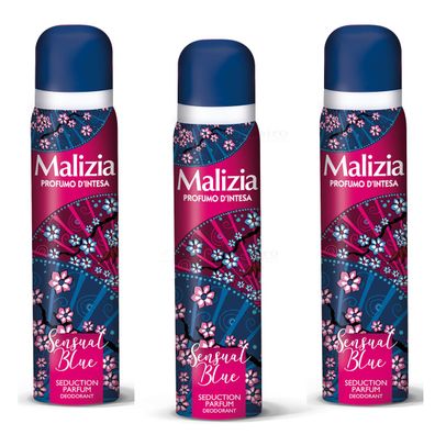Malizia Donna Sensual Blue deo für Frauen 3x 100 ml