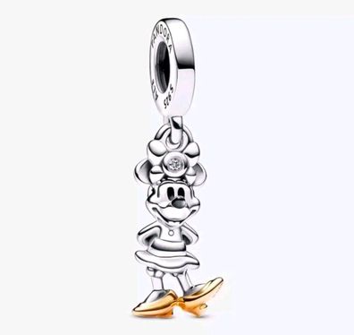 Pandora x Disney 100 Jahre Minnie Maus Charm Anhänger 925 Silber ( 792559C01 )