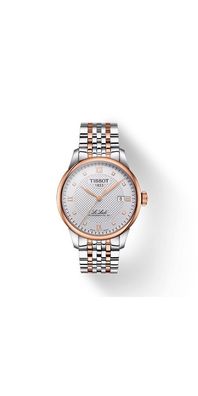 Tissot Le Locle Powermatic 80 Herrenuhr silber roségold T006.407.22.036.00