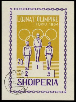 Albanien Block 26B zentrisch gestempelt X92A18A