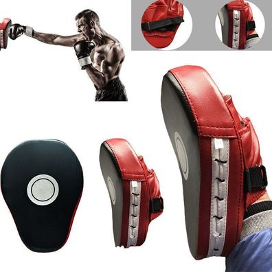 2x Pratzen Focus Pad Handpratzen Pratze Kick Boxen Kampfsport Schlagpolster DHL