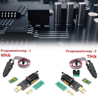 CH341A 24 25 Series EEPROM Flasher USB BIOS Programmer Mit SOIC8 Clip On-Board