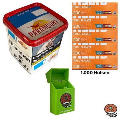 Paramount Volumentabak Giga Box 230g, Gizeh Full Flavor Hülsen, Box