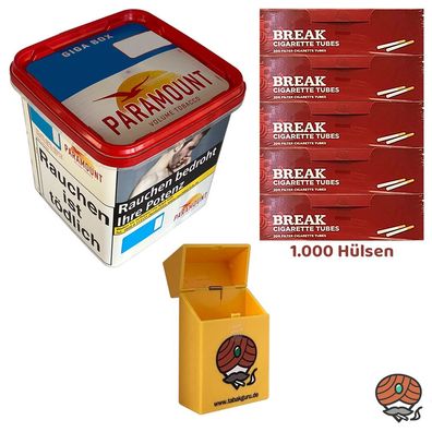 Paramount Volumentabak Giga Box 230g, 1000 Break Hülsen, Box