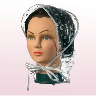 Comair Regenhaube mit Schirm transparent/weiß