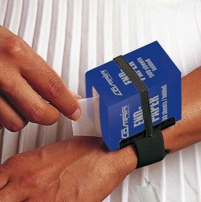 Comair Spitzenpapierhalter mit Klettverschluß und Gummiband