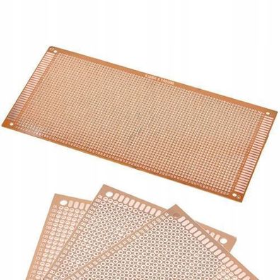 Rosfix Prototypenplatine 63x140 mm – THT Raster 2,54 mm | 1-seitig