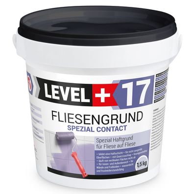 Fliesengrund 1,5kg Haftgrund Quarzgrund Fliesengrundierung Fliese auf Fliese L+17