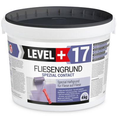 Fliesengrund 4kg Haftgrund Quarzgrund Fliesengrundierung Fliese auf Fliese L+17