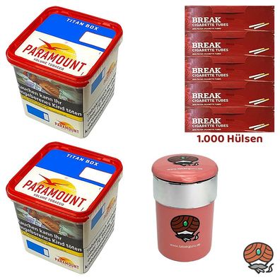 Paramount Volumentabak Titan Box 2x 315g, Break Hülsen, Autoascher