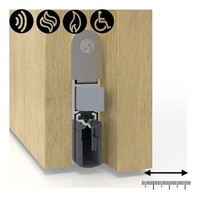Athmer Türdichtung Doppeldicht M-12/35 Bodentürdichtung Absenkdichtungen