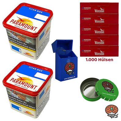Paramount Volumentabak Titan Box 2x 315g, Winston Hülsen, Box