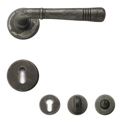 Ghidini R716 Berlin M69 antik BB/PZ/WC Griff Türdrücker Rosette Türbeschlag