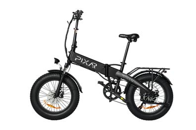 PIXAR Elektrofahrrad, 48V 15Ah Ebike, 20-Zoll-Reifen Range 45-55KM Shimano 7 Speed