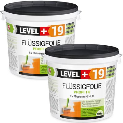 Flüssigfolie Profi 40 kg Bad Abdichtung Dichtfolie Innen und Außenbereich L+19