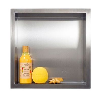 Duschnische Wandnische WALL BOX ONE 30x30x7 Silber | Duschablage Unterputz