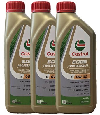 Castrol EDGE Professional E 0W-30 STJLR.03.5007 3x1 Liter Motoröl