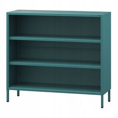 Jan Nowak Niedriges Bücherregal Aufbewahrungsregal100 x 90 x 35 cm Seegrün