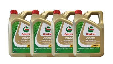 Castrol Edge Professional Longlife 3 5W-30 VW 504 00/ 507 00 C30 4x4 Liter