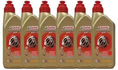 Castrol Transmax ATF Dexron VI Mercon Multivehicle 6x1 Liter