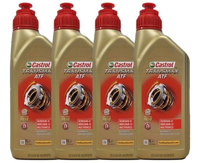 Castrol Transmax ATF Dexron VI Mercon Multivehicle 4x1 Liter