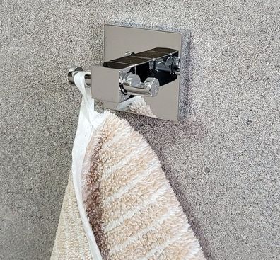 Mezzo Chrome Doppelhaken (403018) Metall verchromt glänzend