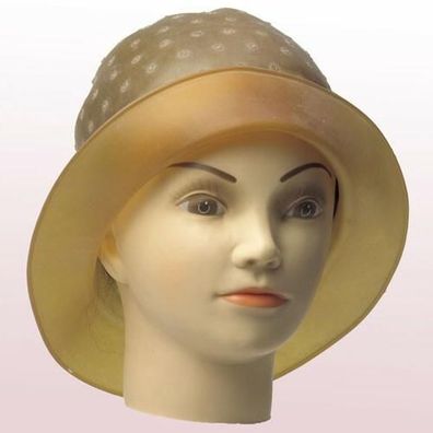 Comair Strähnenhaube Latex Color Cap mit Krempe
