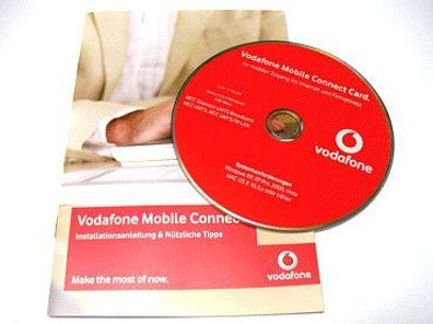 Vodafone Treiber-CD Software CD-ROM + Handbuch für UMTS Mobile Connect Card