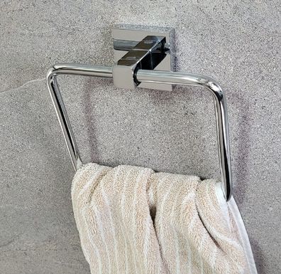 Mezzo Chrome Handtuchring (403006) Metall verchromt glänzend