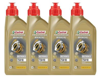 Castrol Transmax Manual Multivehicle 75W-90 4 x 1 L API GL-4