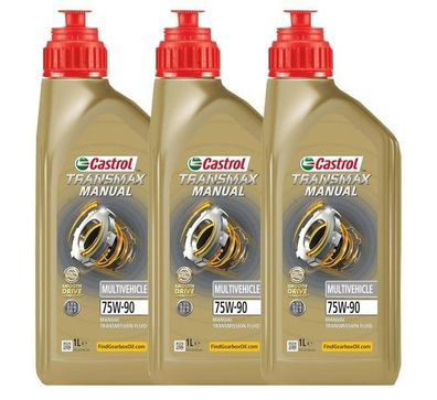 Castrol Transmax Manual Multivehicle 75W-90 3 x 1 L API GL-4