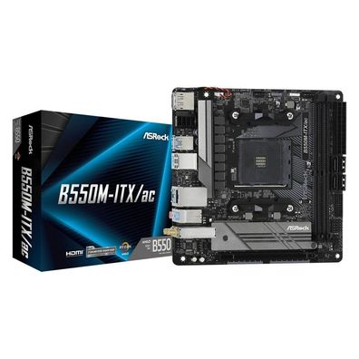 MB ASRock B550M-ITX/ac AM4 M-ITX HDMI/DP DDR4 retail