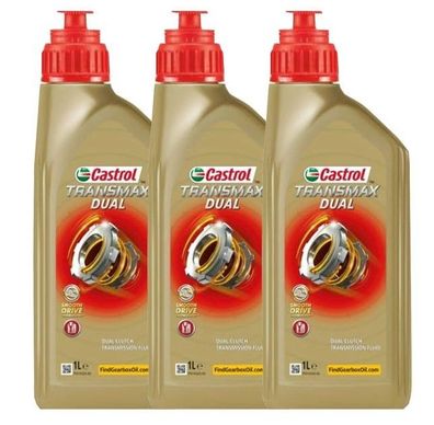 Castrol Transmax Dual 3x1 Liter Doppelkupplungsgetriebeöl DSG