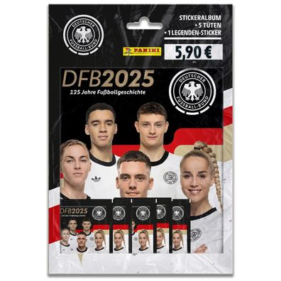 Panini DFB 2025 125 Jahre Fußballgeschichte Sticker Starter SET Deutsch