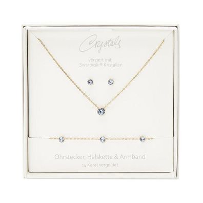 Geschenkbox Sparkle vergoldet 'Saphir', 606159 1 Set