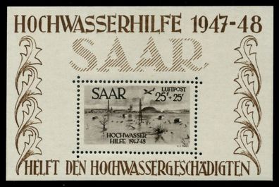 Saarland 1948 Block 2 postfrisch X6DD13A