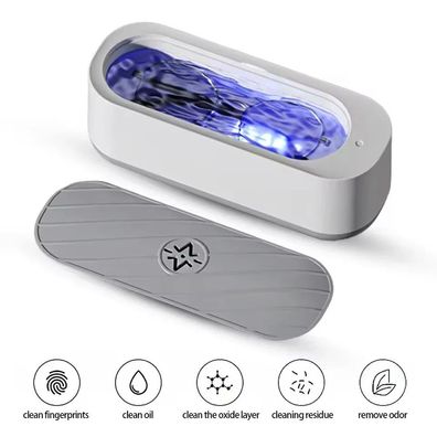 Ultrasonic cleaner, ultrasonic cleaning device, 250ml ultrasonic bath, 30,000 Hz, for