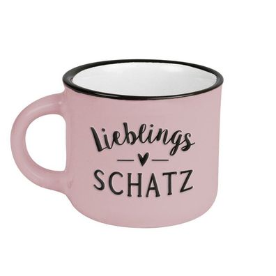 Grafikwerkstatt Vintage-Espresso-Tasse 95 ml Lieblingsschatz