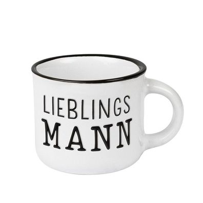Grafikwerkstatt Vintage-Espresso-Tasse 95 ml Lieblingsmann