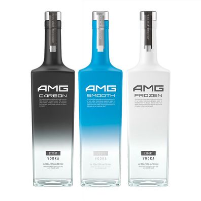 AMG Geschenk-SET Classic: Premium Wodka in 3 Geschmacksrichtungen, je 0,7 L