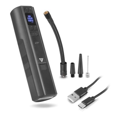 Stahlwerk Akku-Kompressor HF-800 ST Mini-Reifenkompressor 80 Watt 4,2 bar mit LED