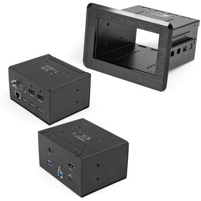 StarTech Dockingstation für Konferenzräume - Universelles Laptop Dock - 4K HDMI, 60W
