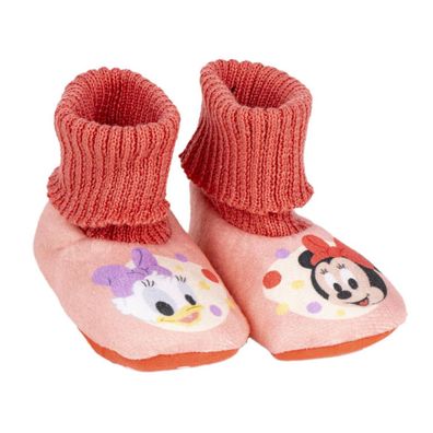 Minnie Mouse Kleinkinder Pantoffeln Stiefel, warme Hausschuhe für Winter